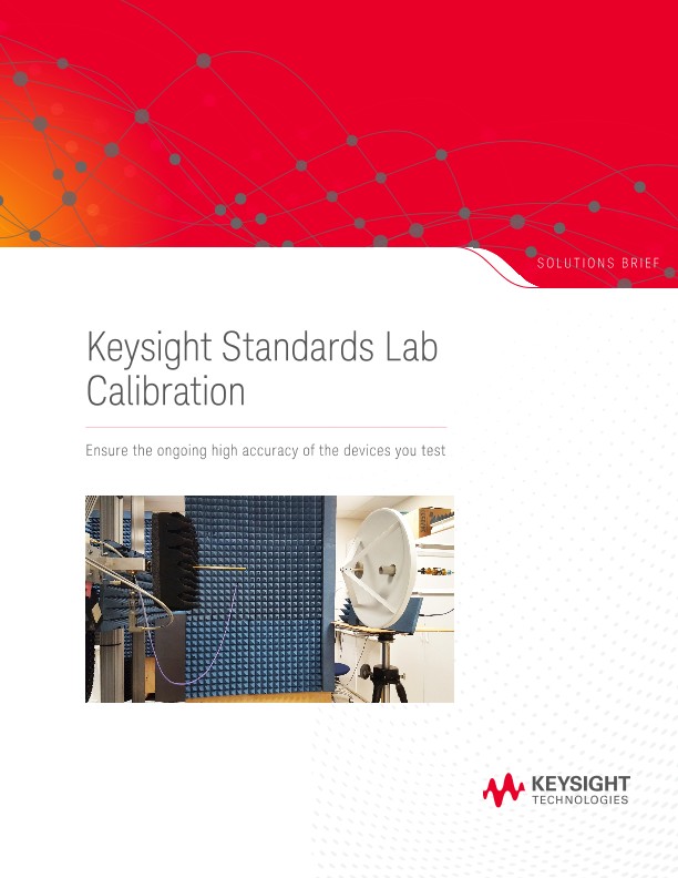 Keysight Standards Lab Calibration PDF Asset Page Keysight